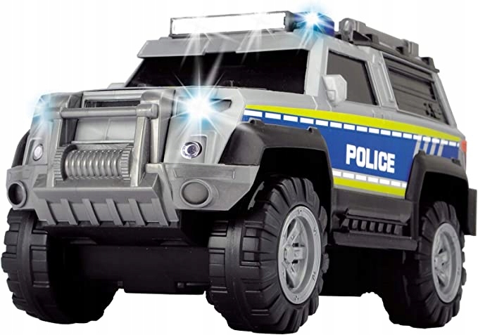 DICKIE Auto Policja SUV srebrna 30 cm Model policja