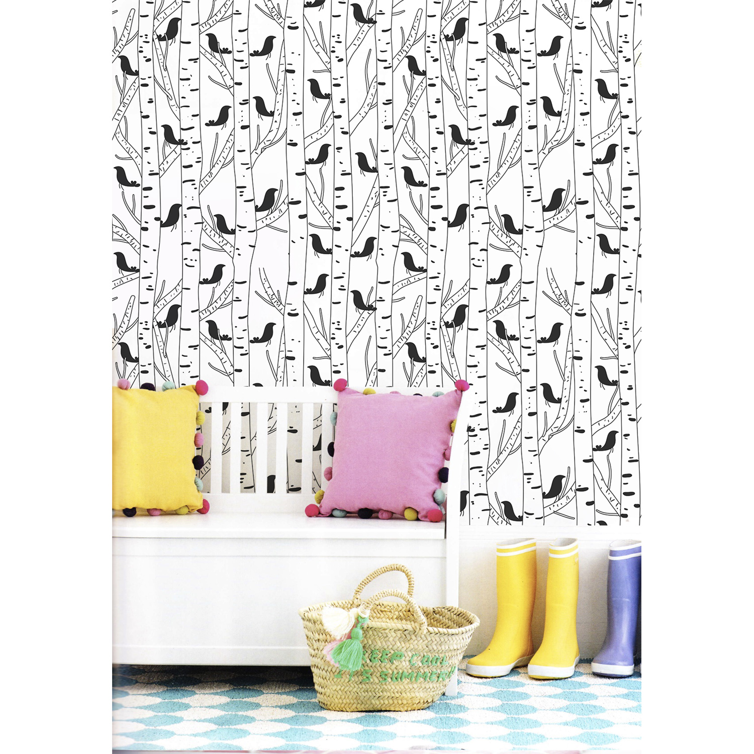 

Fototapeta flizelina Brzozowy lasek 254x184 + klej