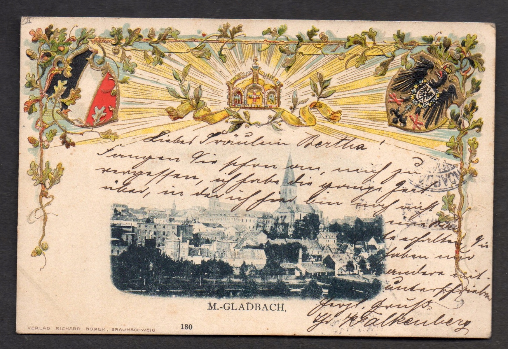 RZESZA NIEMIECKA - ciekawa stara pocztówka