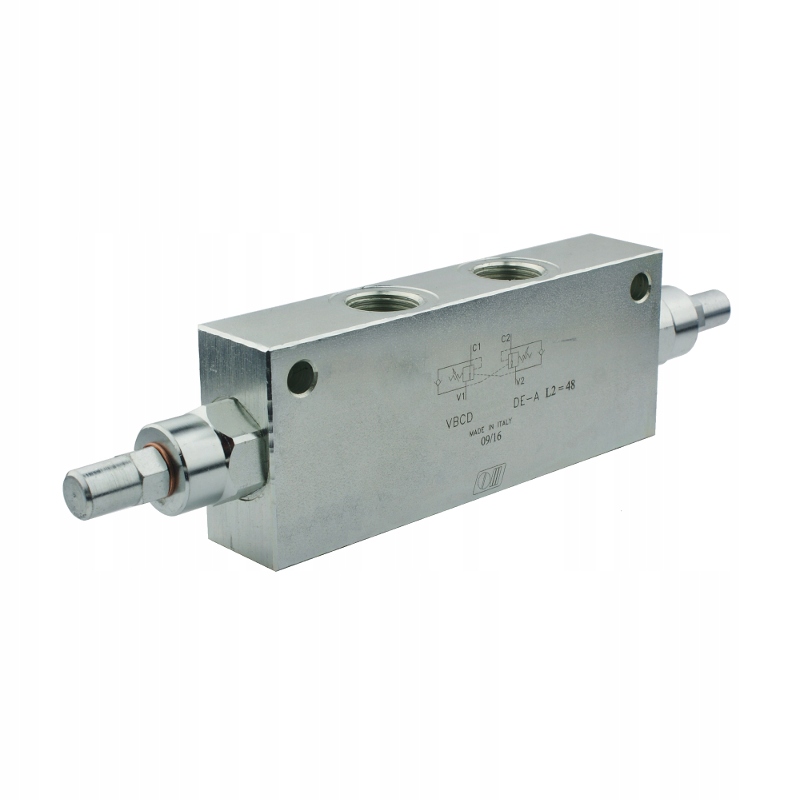 Dvoustranný přetlakový blokovací ventil Vbcd De-a, závity: 1/2"