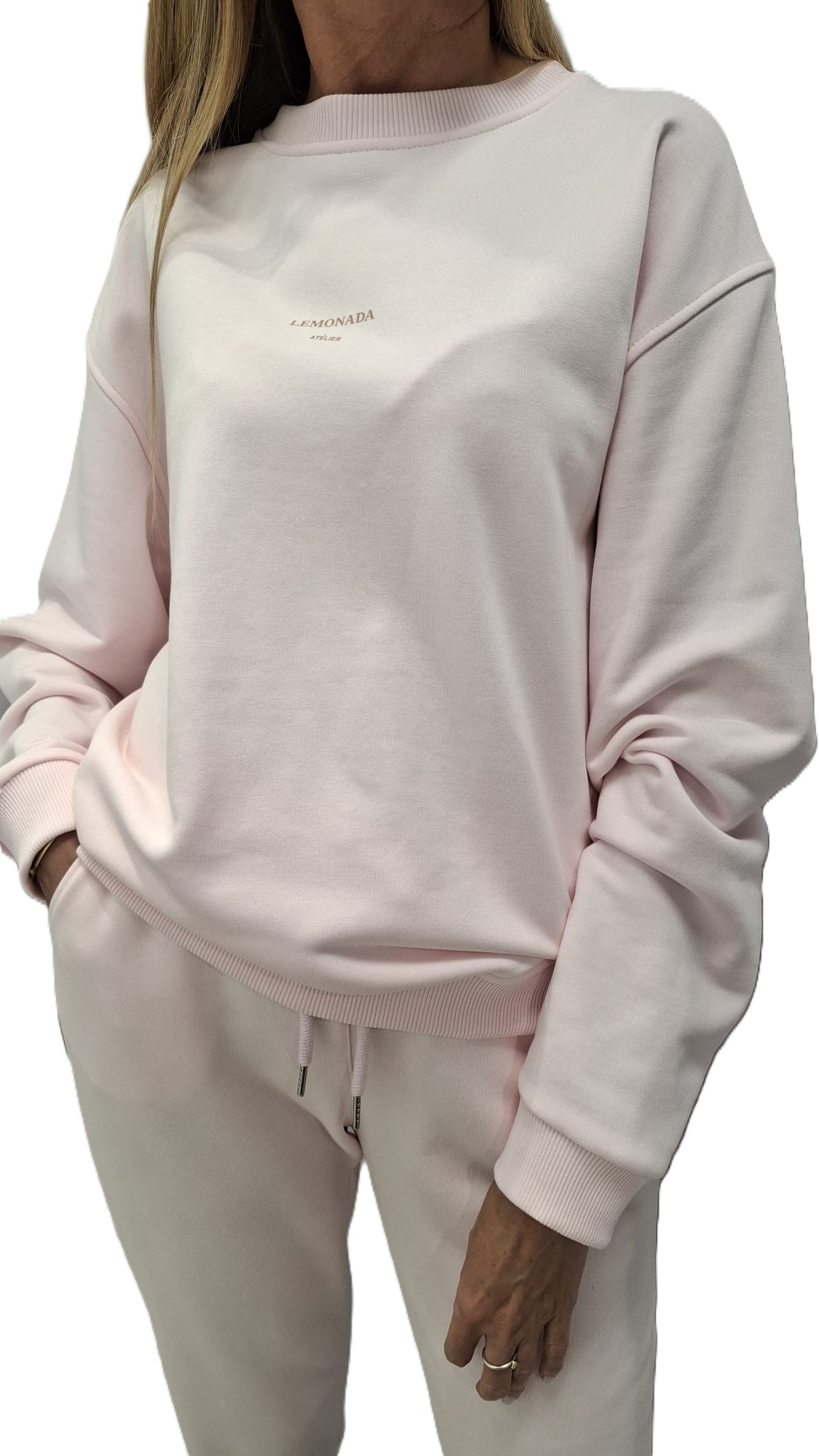 Lemonada Dresy Mikina kalhoty Komplet Světle růžová 40/L Novinka