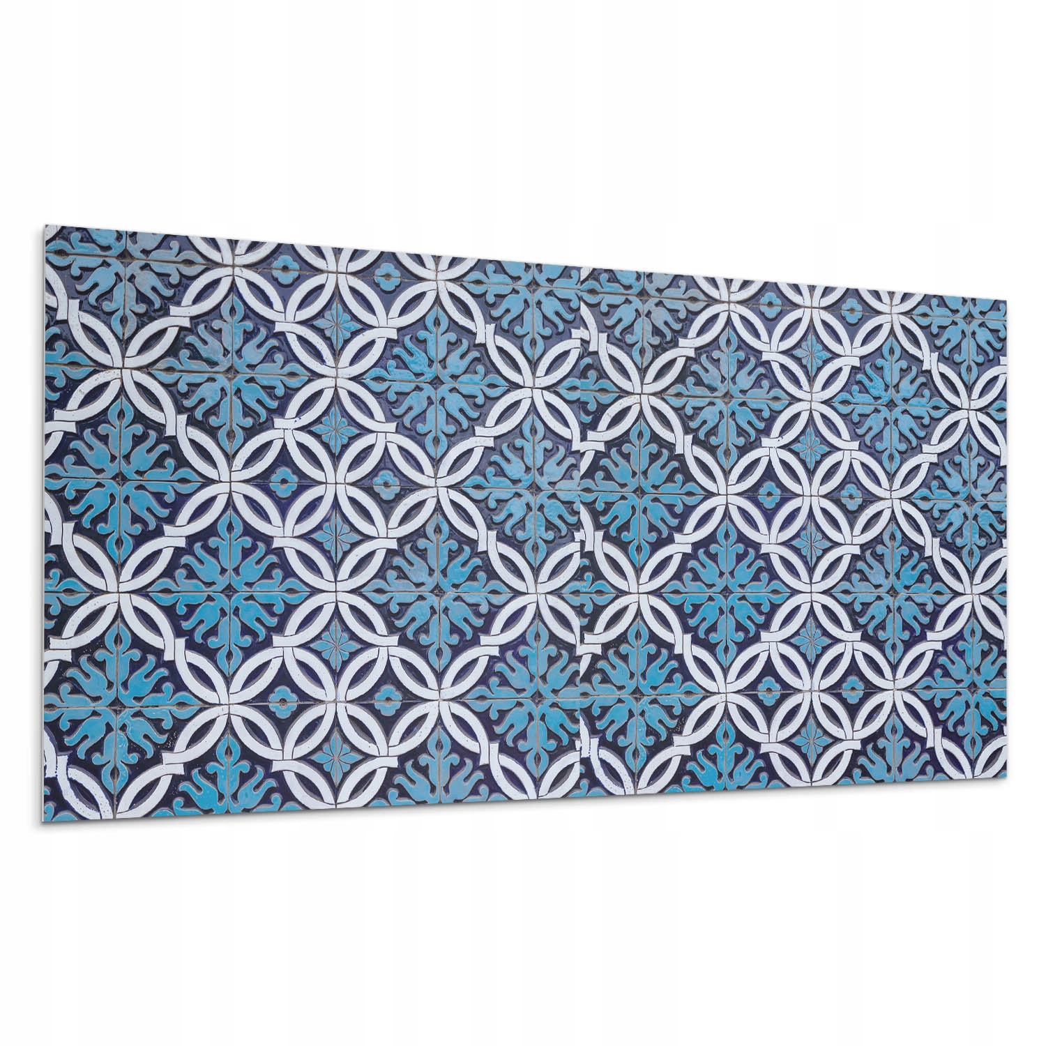 Samolepicí Pvc panel Geometrický vzor s květinovým motivem XXL 120 x 60 cm
