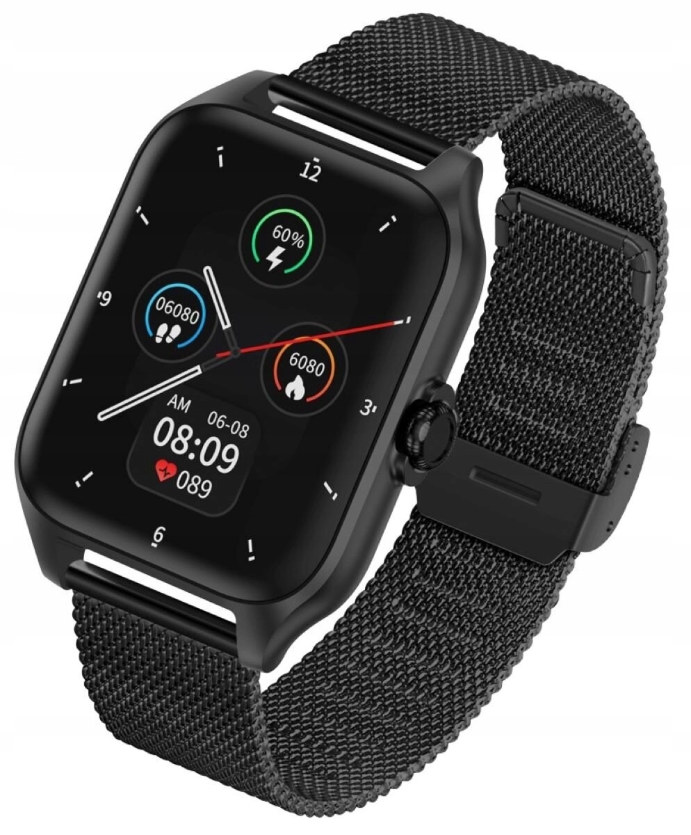 Smartwatch Garett GRC Activity 2 czarny matowy Kolor czarny