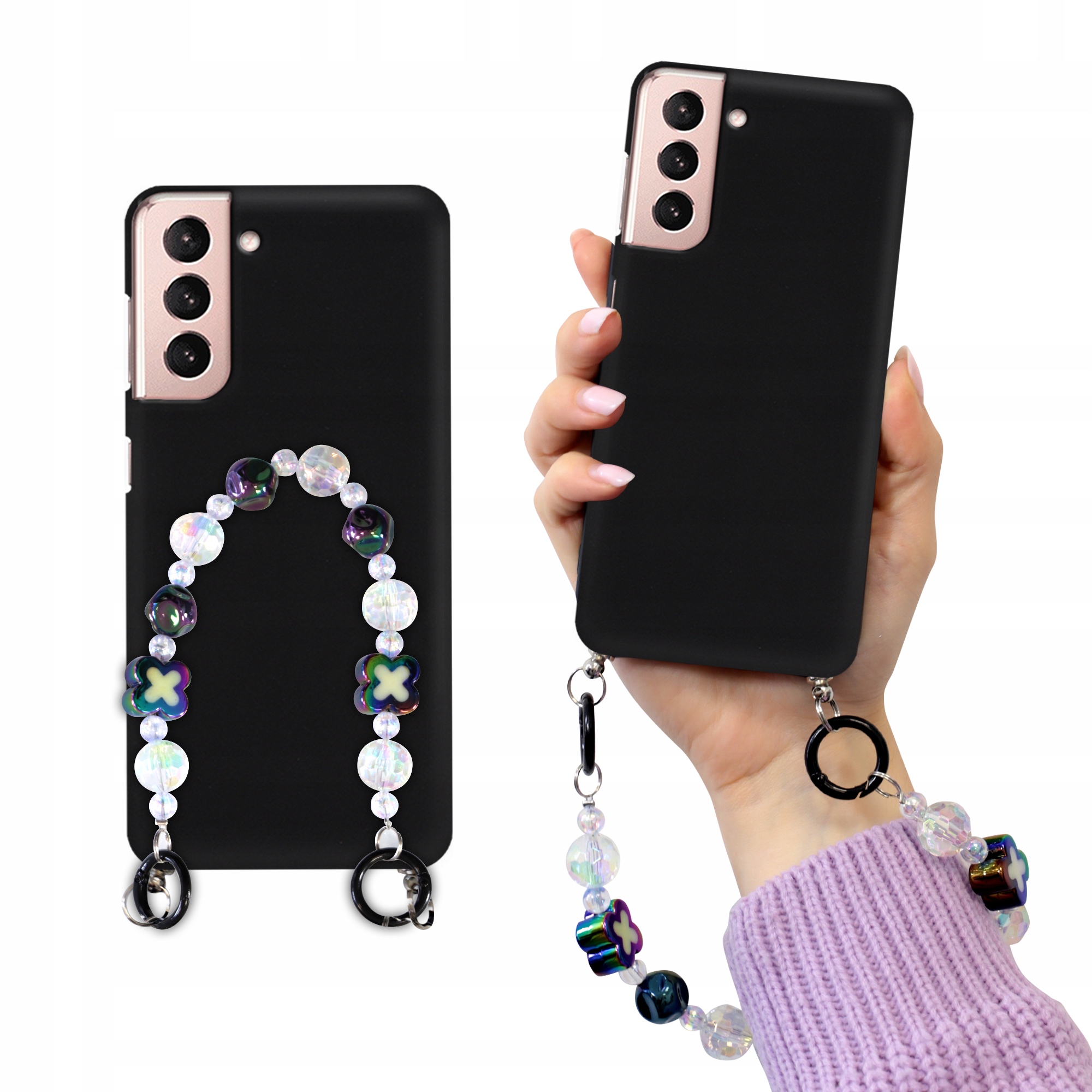 Matné Čierne Puzdro Pre Samsung S21 5G Korale Holo