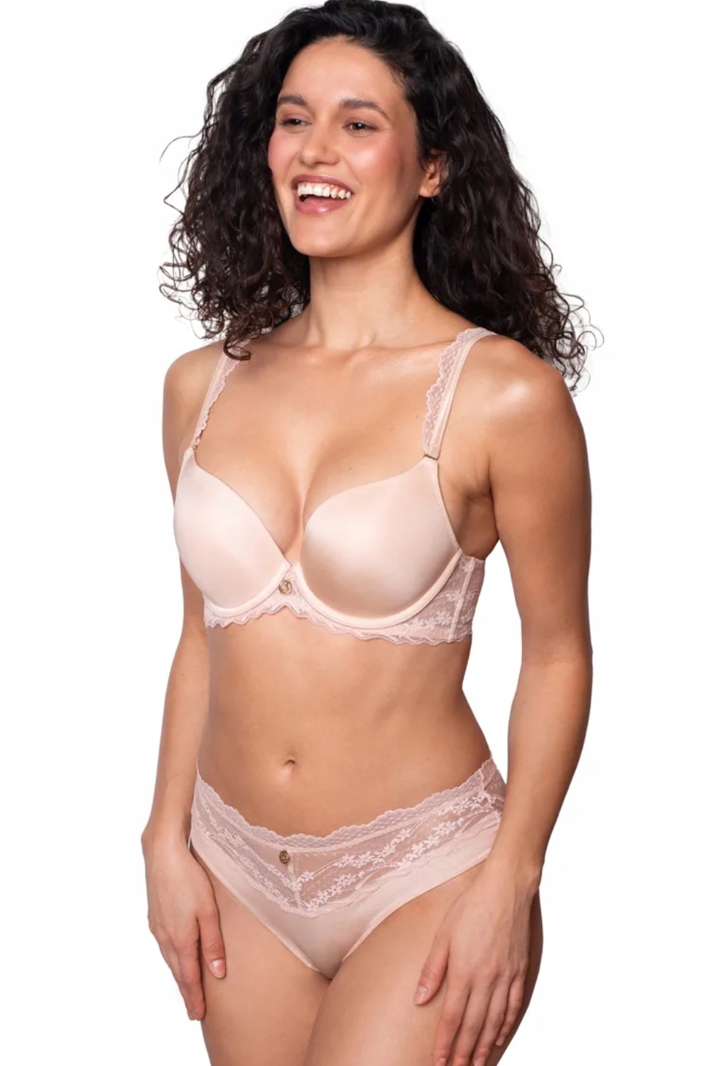 Podprsenka Agio Push-Up s kosticemi DB9221 Béžová 70B