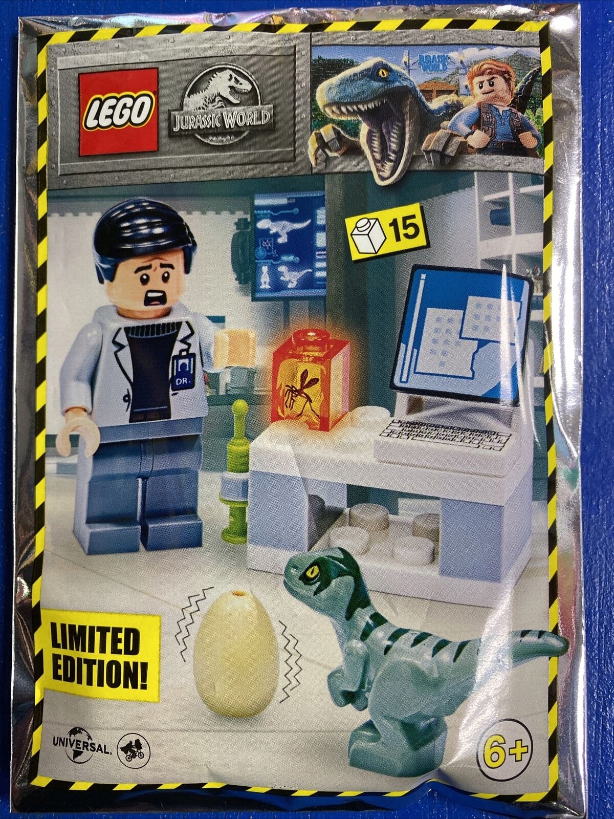 Lego Jurassic World 122112 Laboratorium Henry Wu saszetka minifigurka