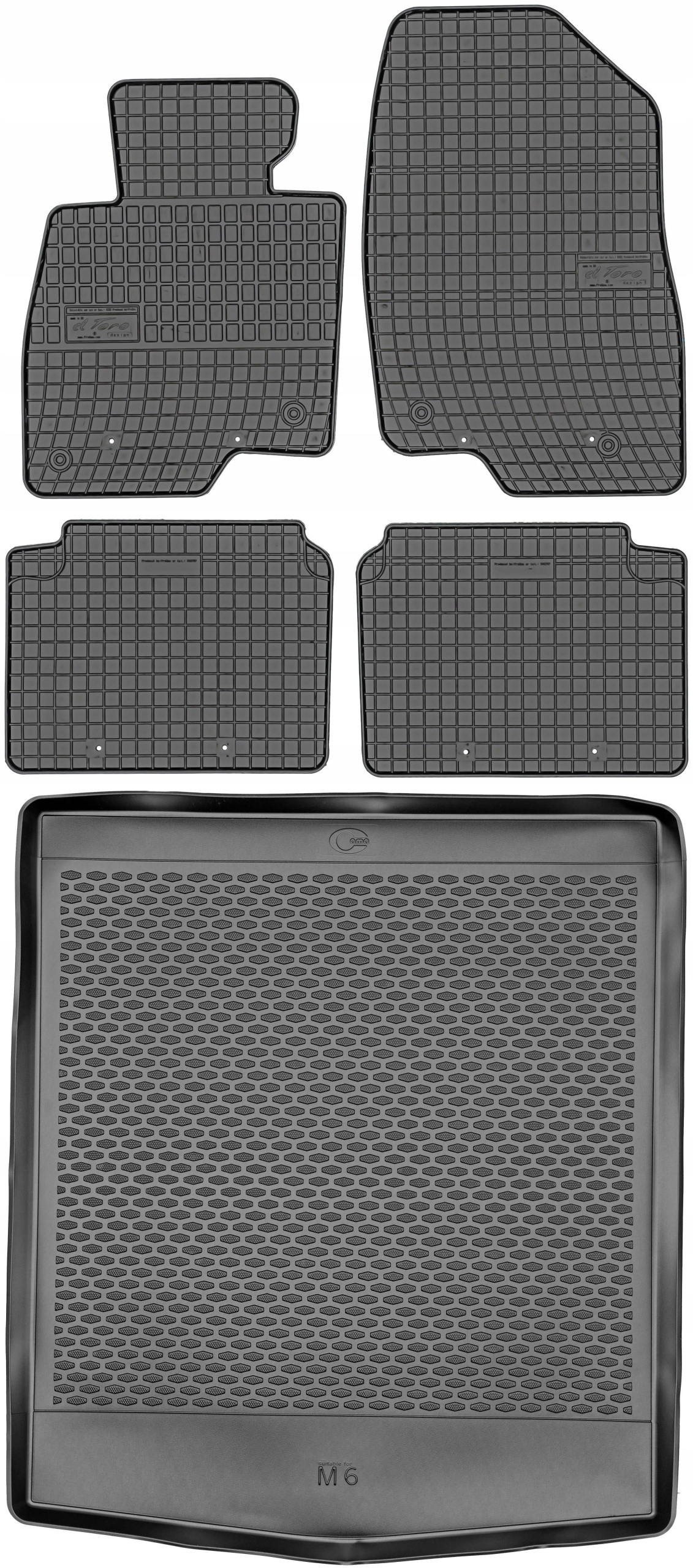 Mazda 6 III Sedan 2012 – rohož batožinového priestoru koberčeky