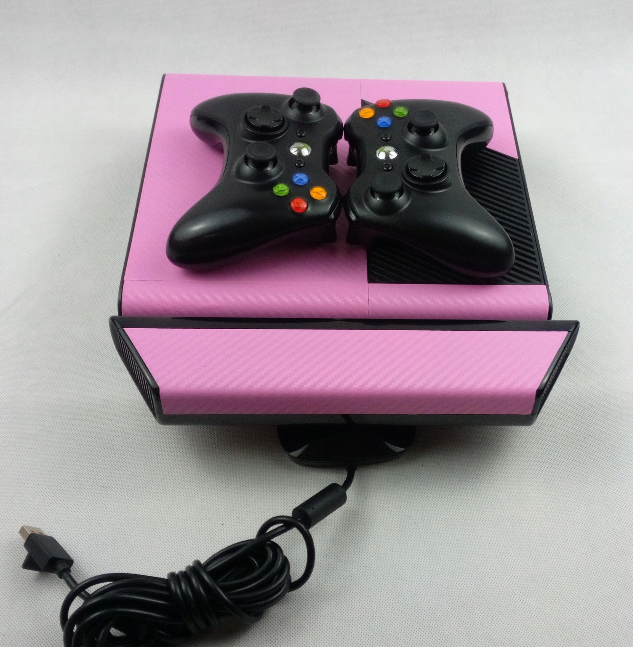 RÓŻOWA KONSOLA XBOX 360 SLIM E 500GB PADY KINECT MINECRAFT FUN DLA DZIECI Złącza RJ-45 (LAN) USB HDMI