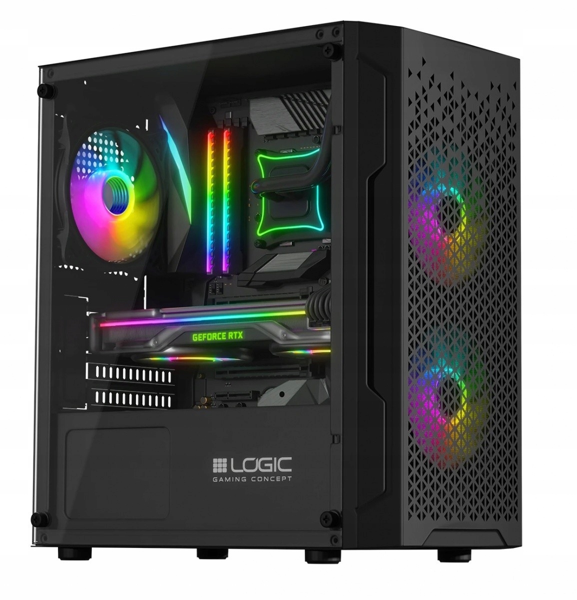 KOMPUTER GAMINGOWY DO GIER i5 12400 32GB RADEON RX6600 M.2 1TB W11 RGB Model procesora Core i5 12400f