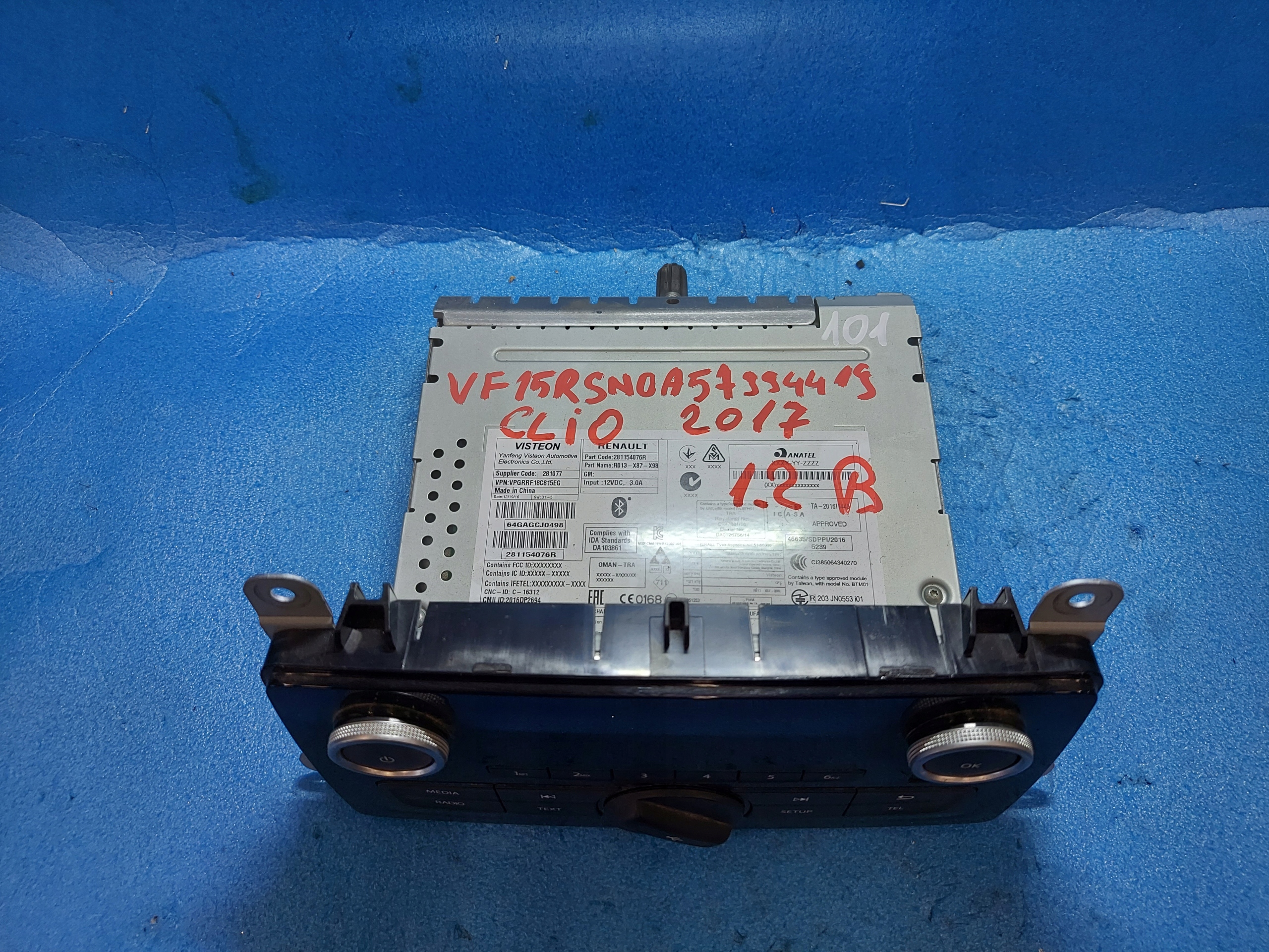 RADIO EKRAN CLIO IV 281077