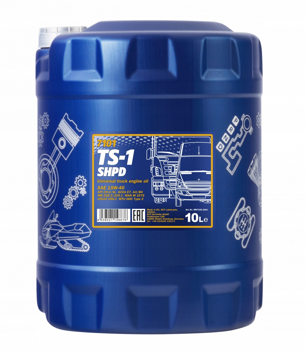 MANNOL TS-1 SHPD 15W40 7101 10L