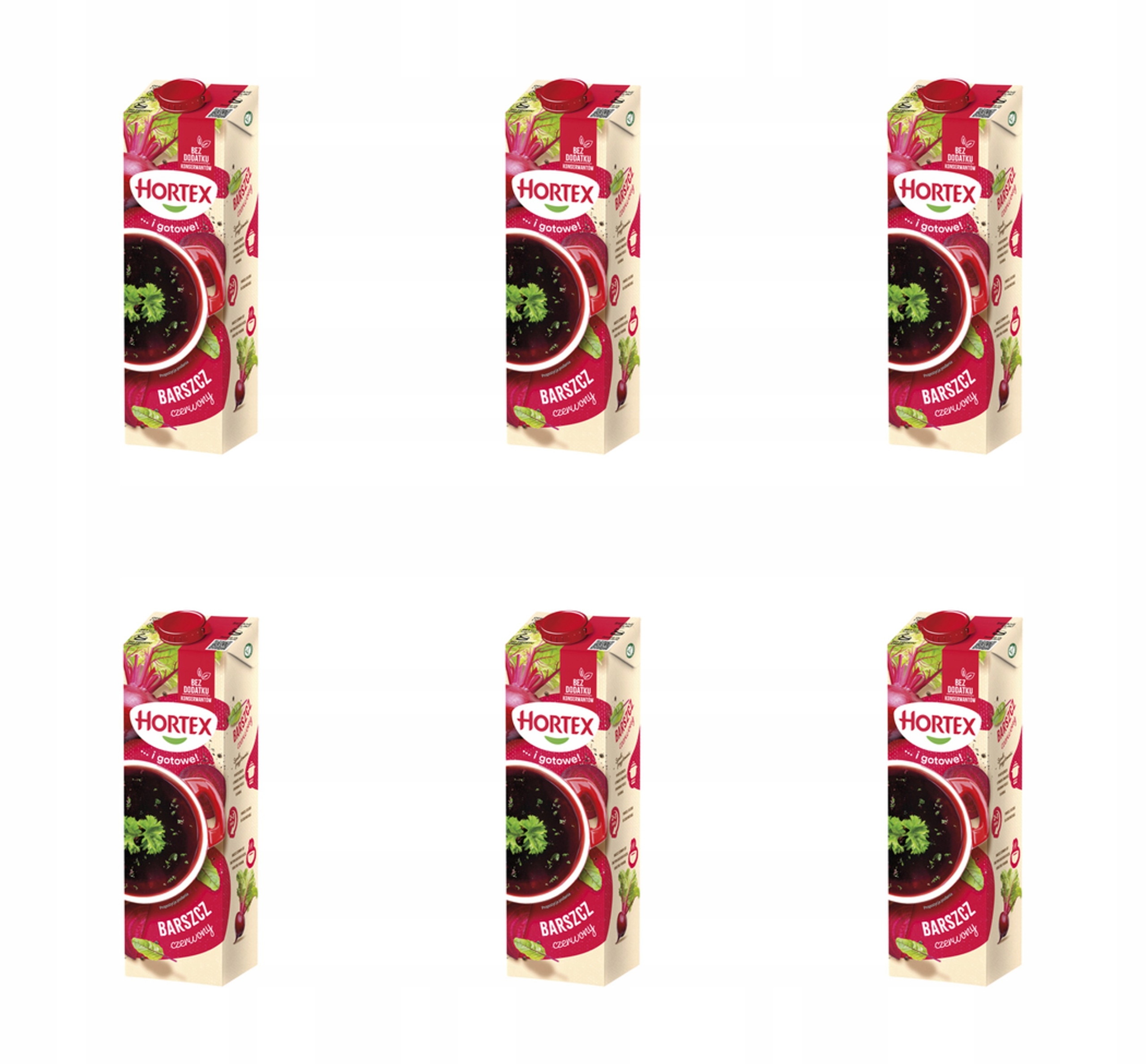 Hortex Boršč červený polévka karton 1L X6