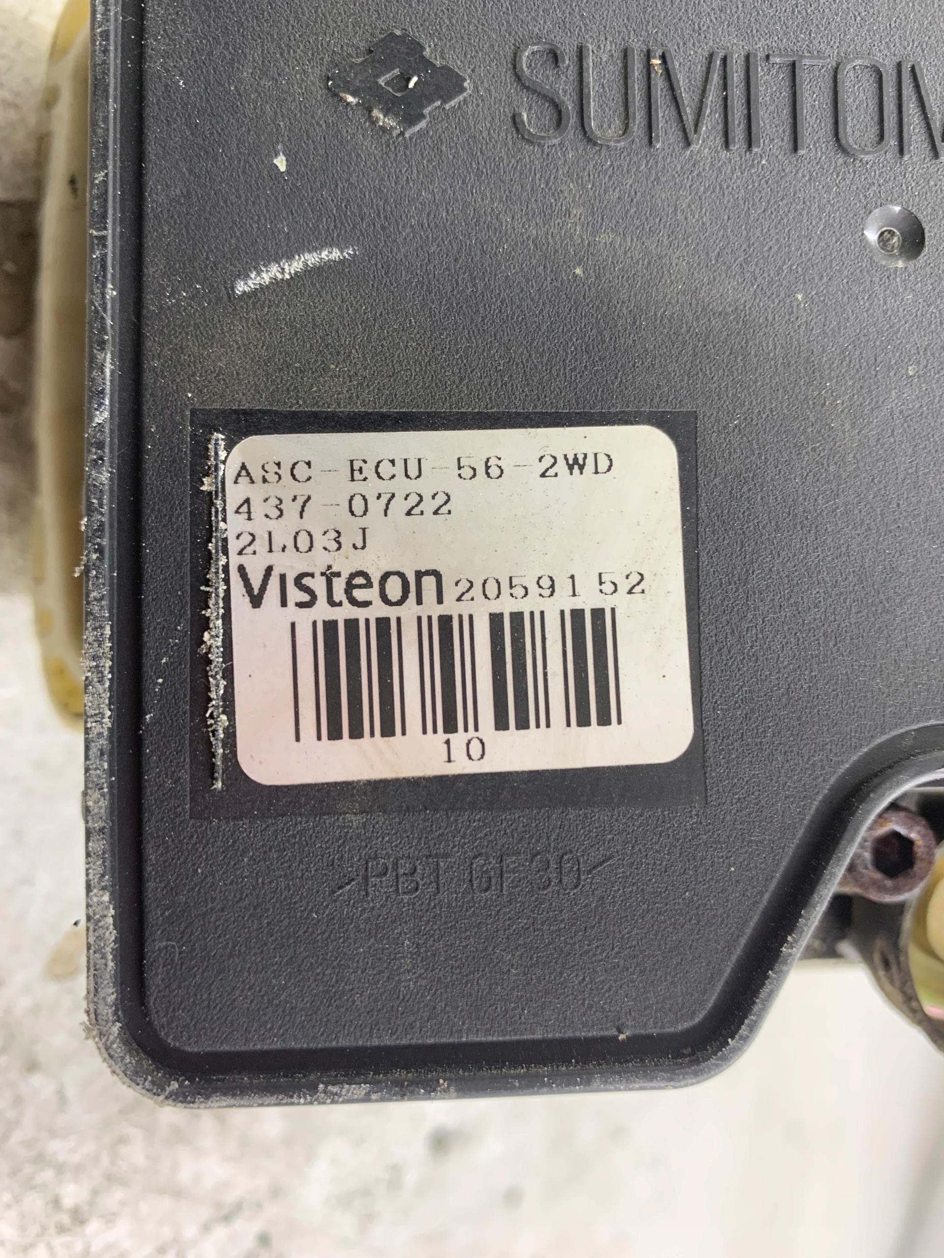 MAZDA 6 GG Servofreno ABS 437-0722 GJ6E437A0
