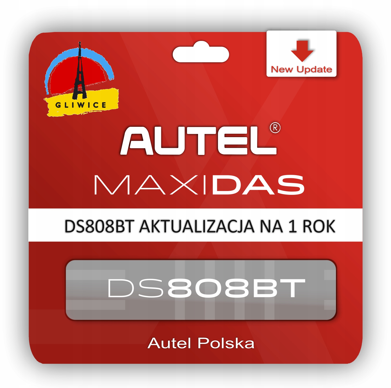 AKTUALIZACJA AUTEL MaxiDAS DS808BT J.POLSKI 1 ROK