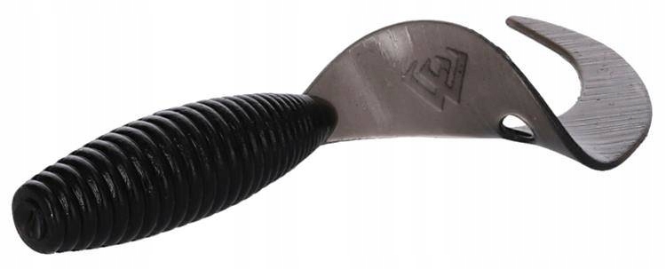 Przynęta Twister 64mm/ Black op.6szt. Mikado