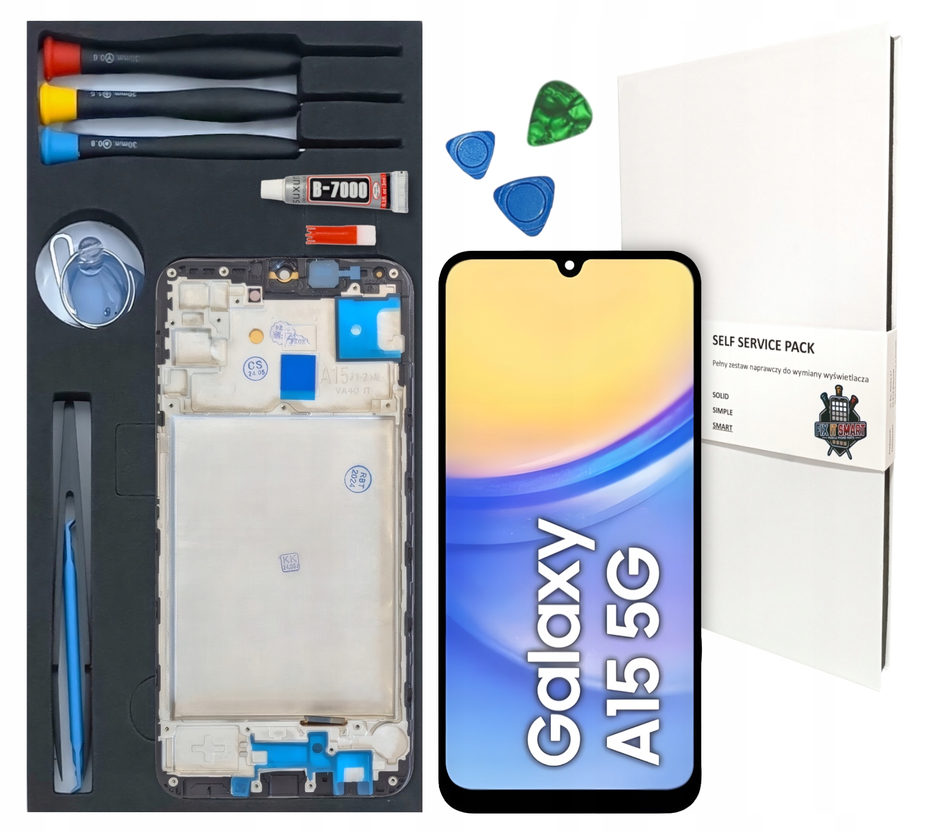 LCD displej Pro Samsung Galaxy A15 5G Incell Rámeček Sada A156 SM-A156