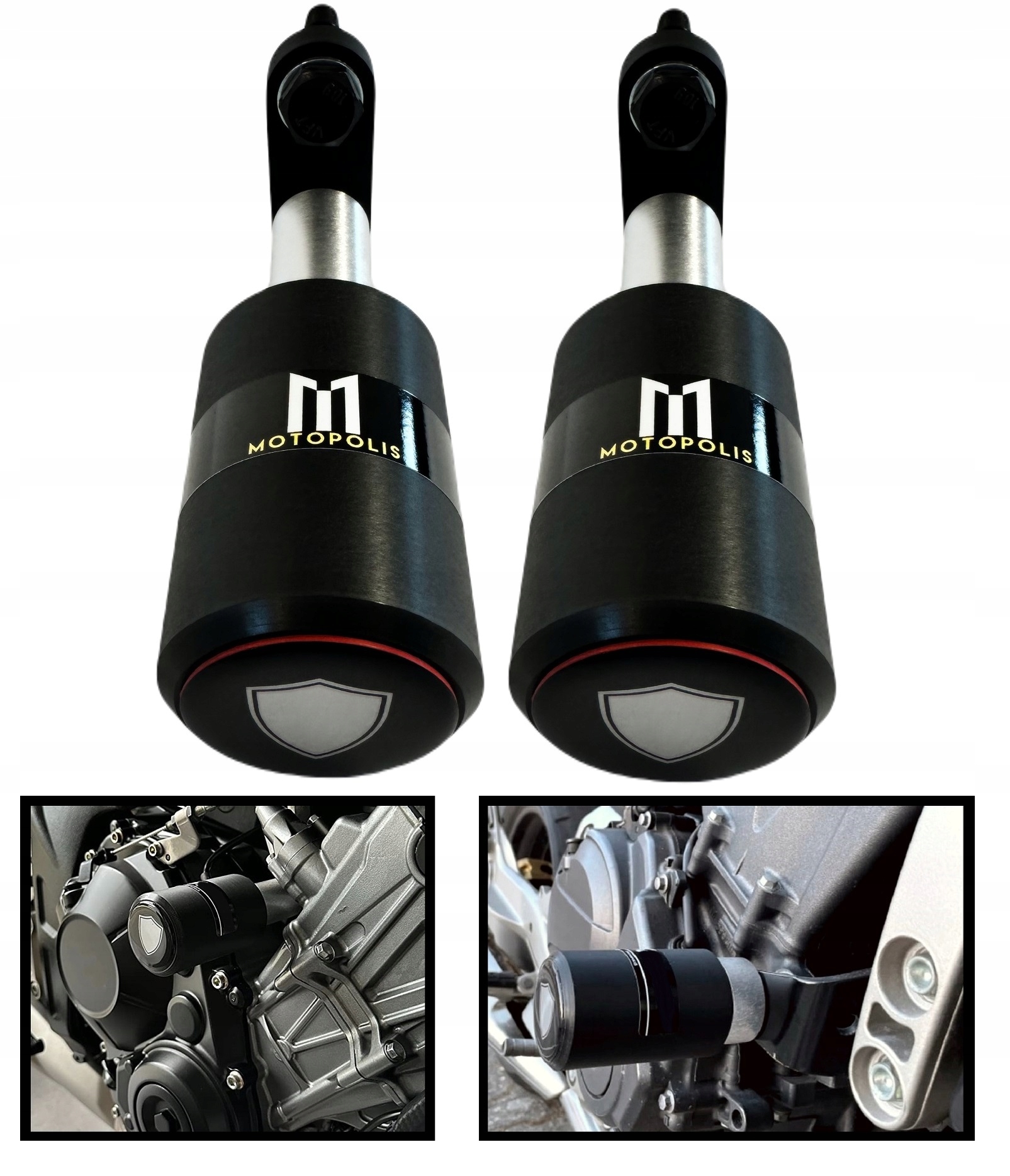 Crash Pady MotopoliS pre Kawasaki Z750 Z 750 S 2004-2006 Crashpady Slidery