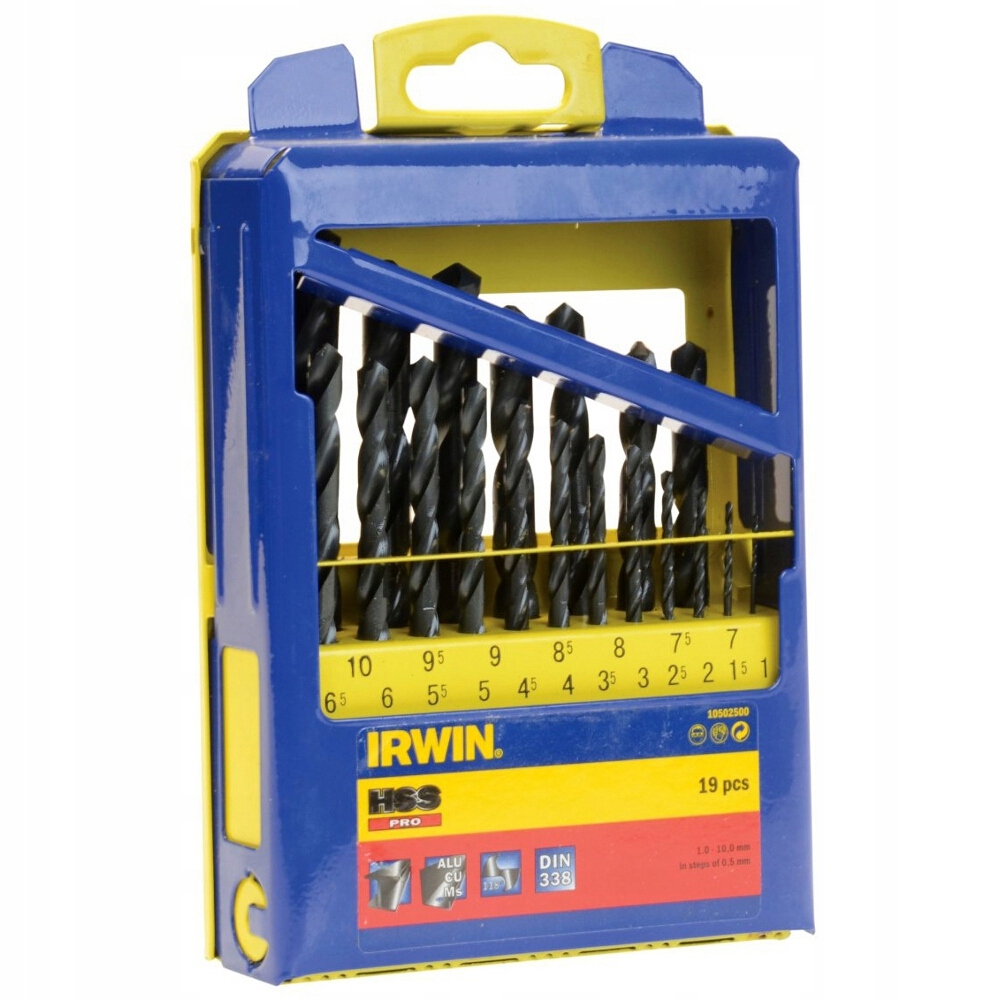 

Komplet Wierteł Do Metalu 1-10MM 10502500 Irwin