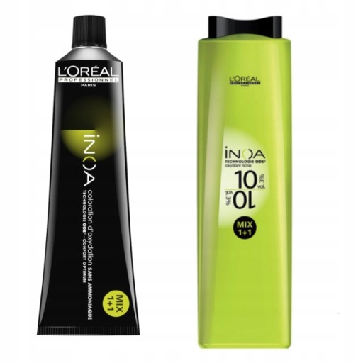 

Loreal Inoa Zestaw : Farba 60ml + Aktywator 60ml.