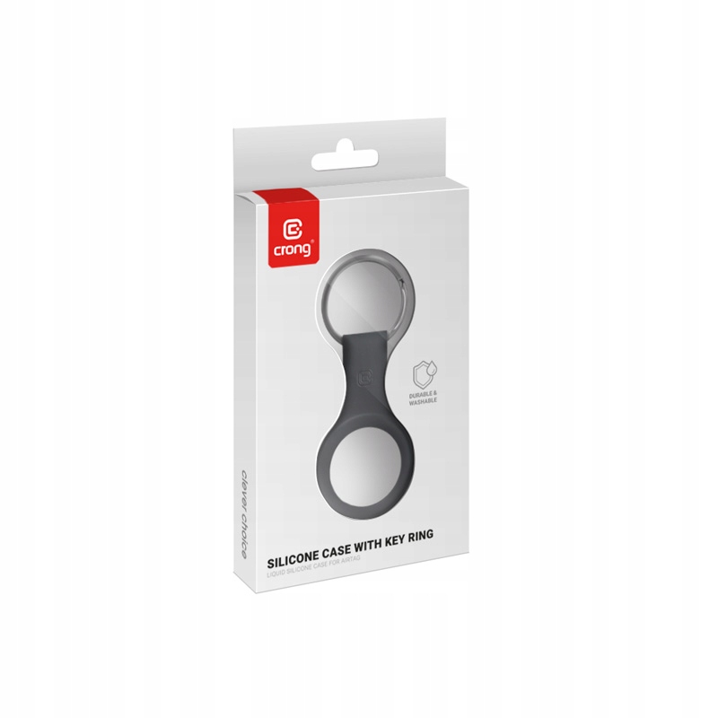 Захисний Чохол-Брелок Для Apple Airtag Crong Silicone Case With Key Ring