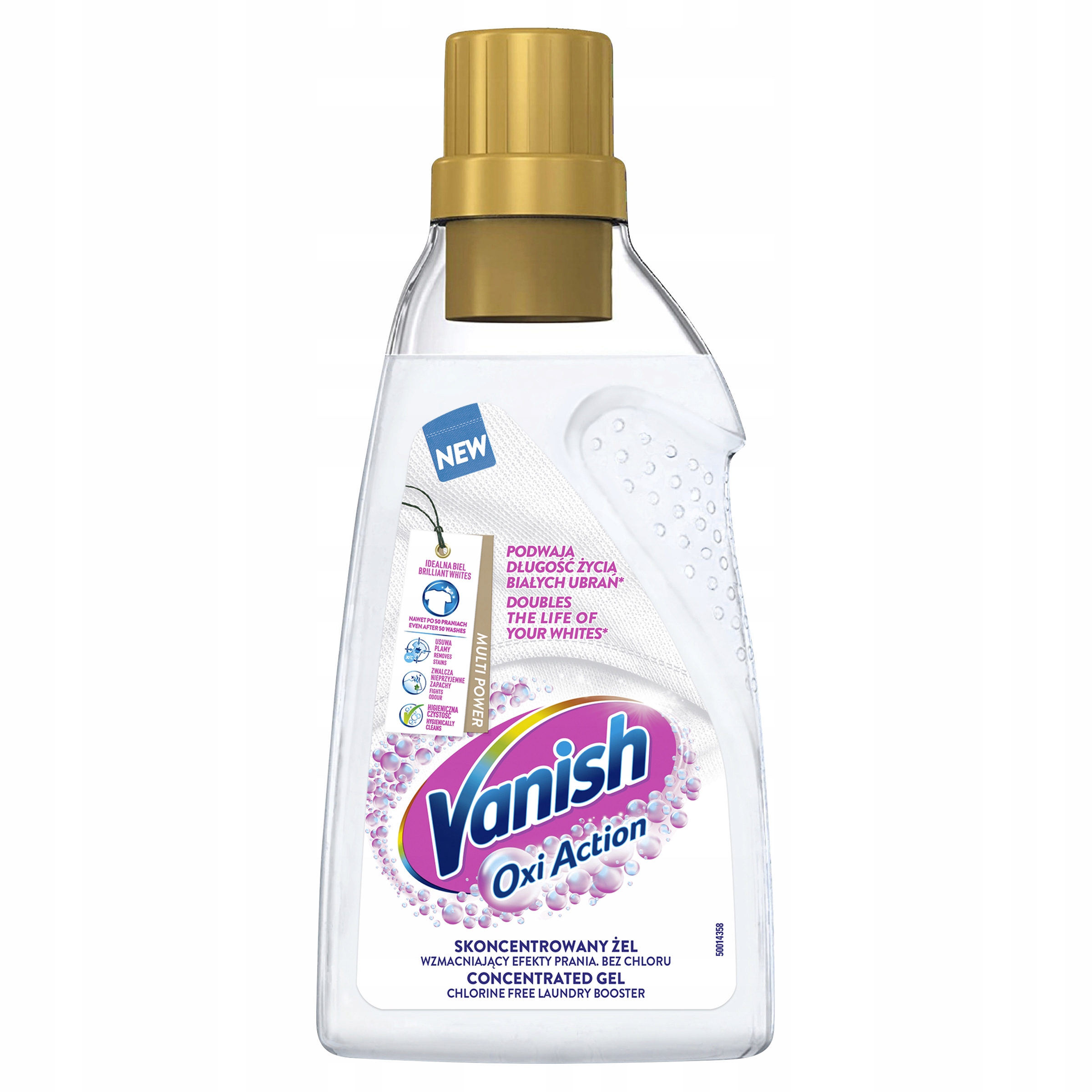 

Vanish Oxi Action Odplamiacz do Bieli w Żelu 750ml