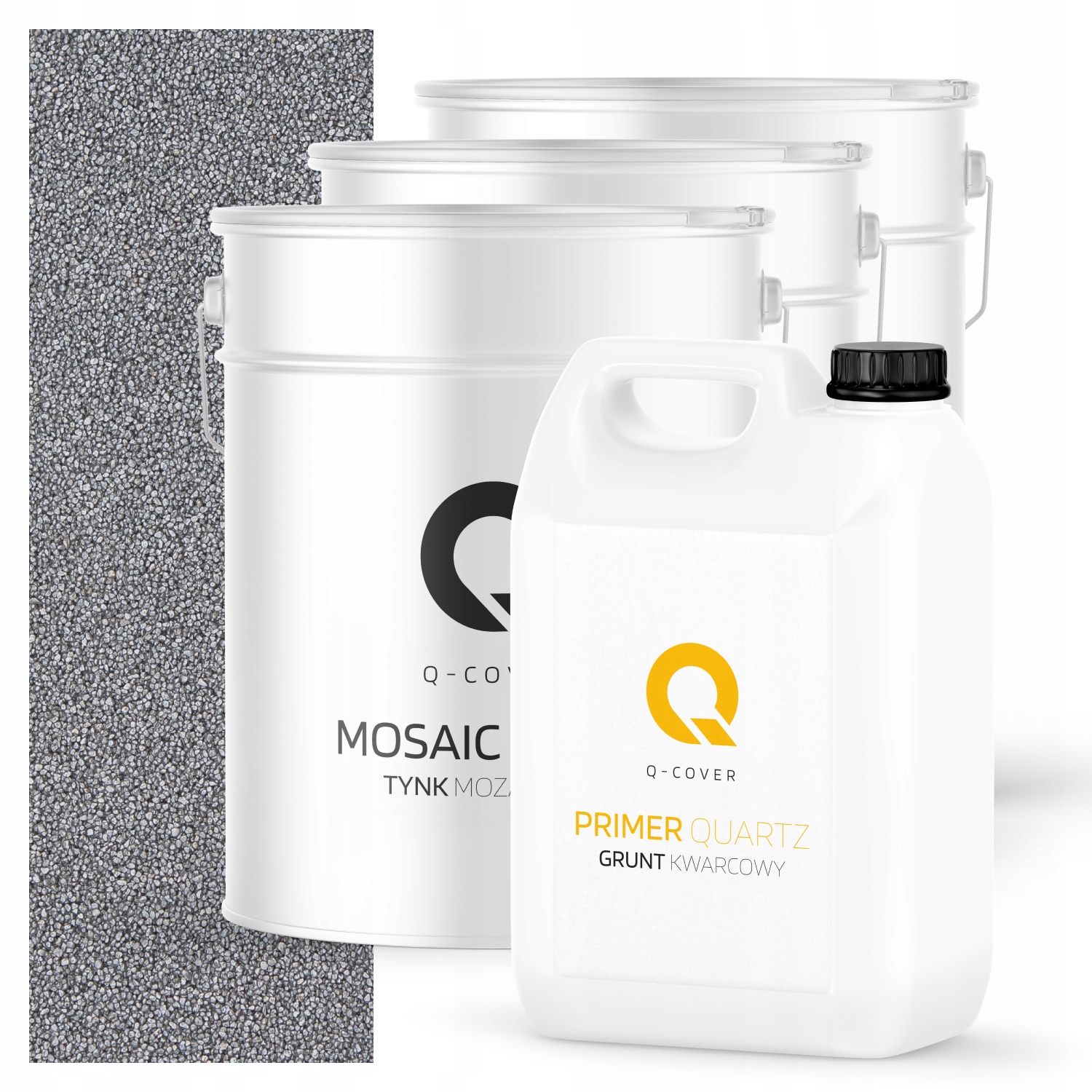 Mozaiková Dekorativní Omítka penetrační nátěr Sada 10m2 stříbrná M11