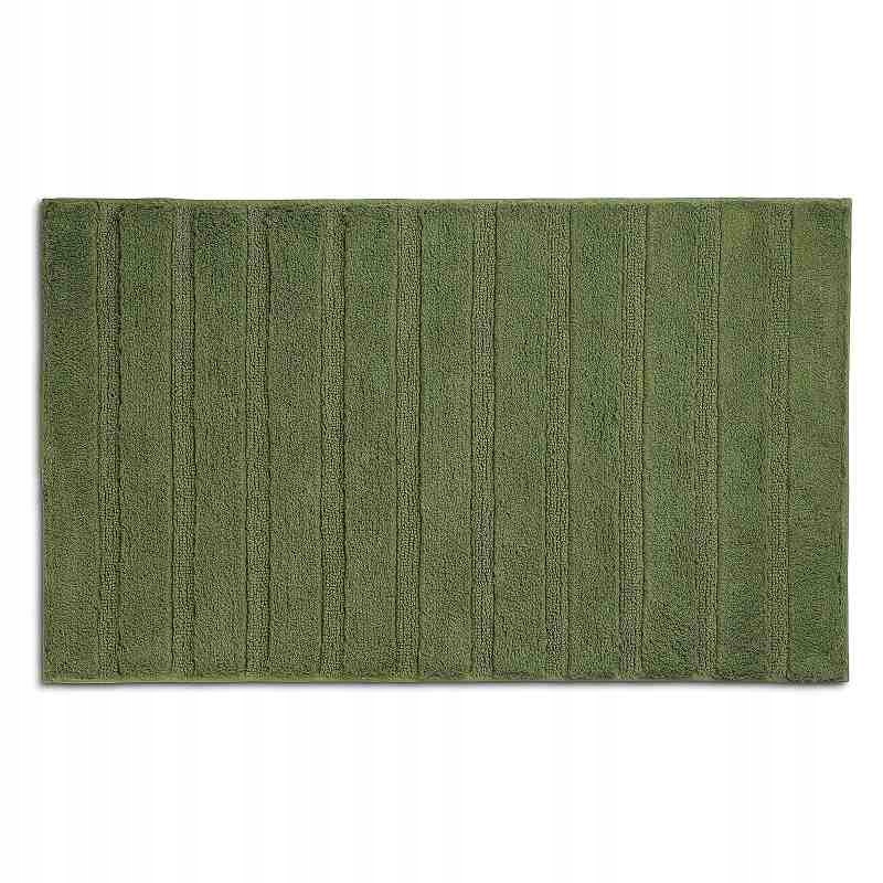 Kúpeľňová predložka Megan 100 % bavlna machovo zelená 100,0x60,0x1,6cm