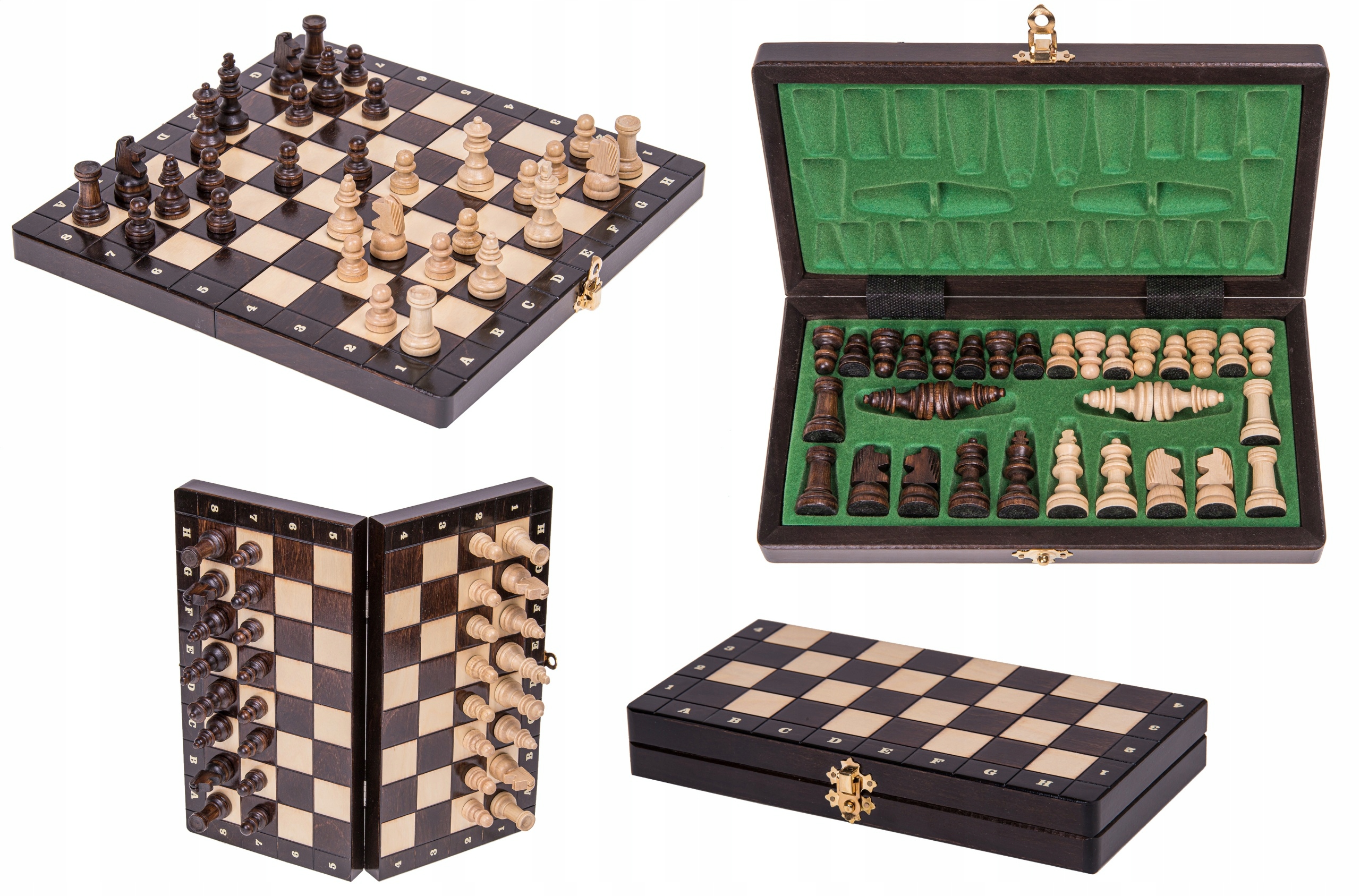 

Square Szachy drewniane Magnetyczne Classic