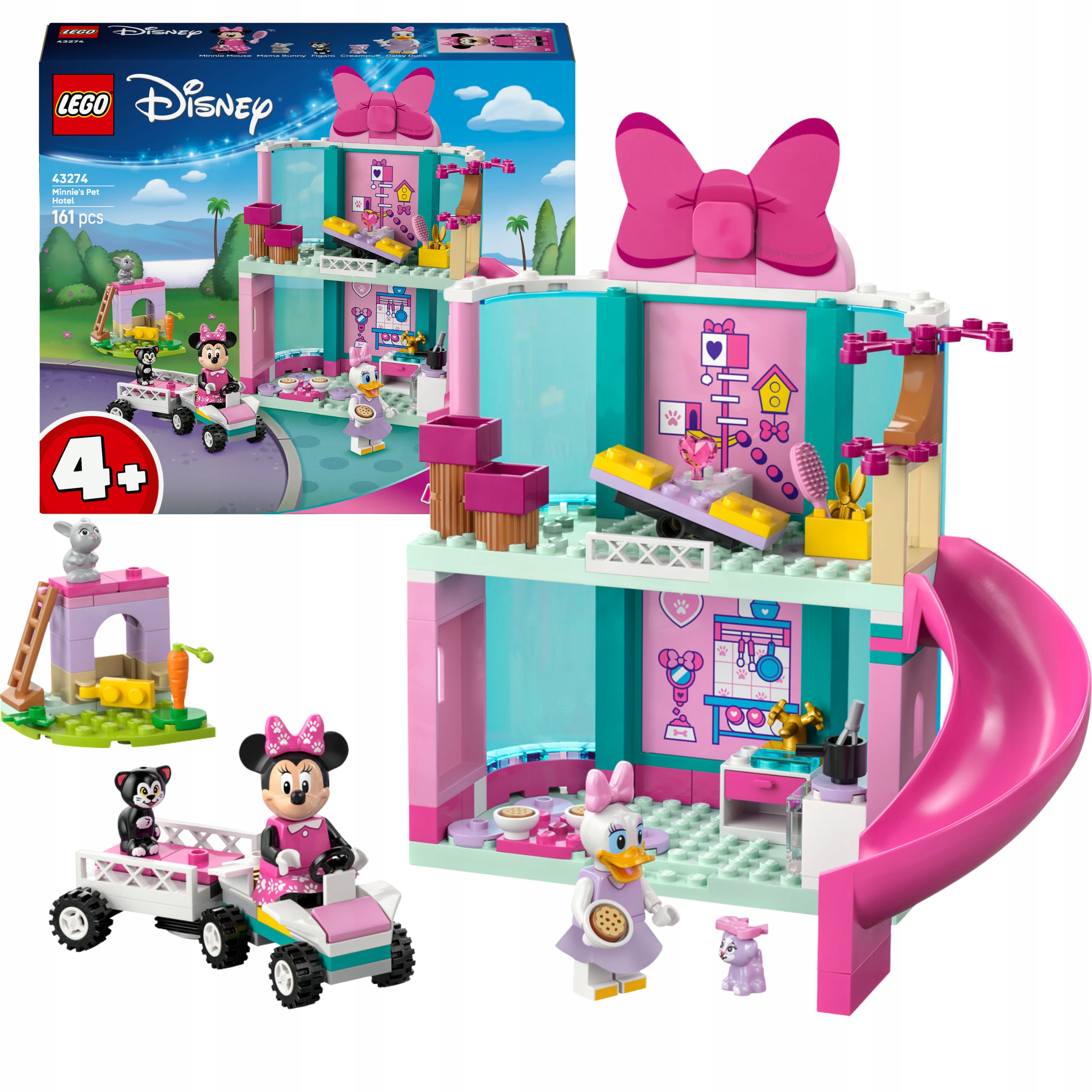 Lego Disney Hotel Dla Zwierząt Minnie Nowe Zestaw Klocki Torba