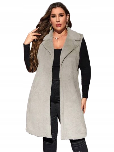 ШЕИН МЕХ ЖЕНЩИН ПЛЮС РАЗМЕР БЕЗ РУКАВОВ 44 LLA