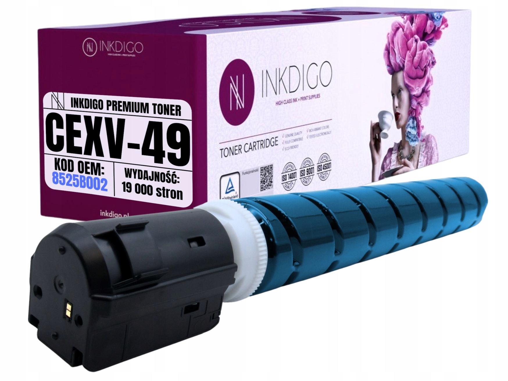 CEXV49 Náhradní toner pro Canon Imagerunner Advance C 3320 3325 3330 3500