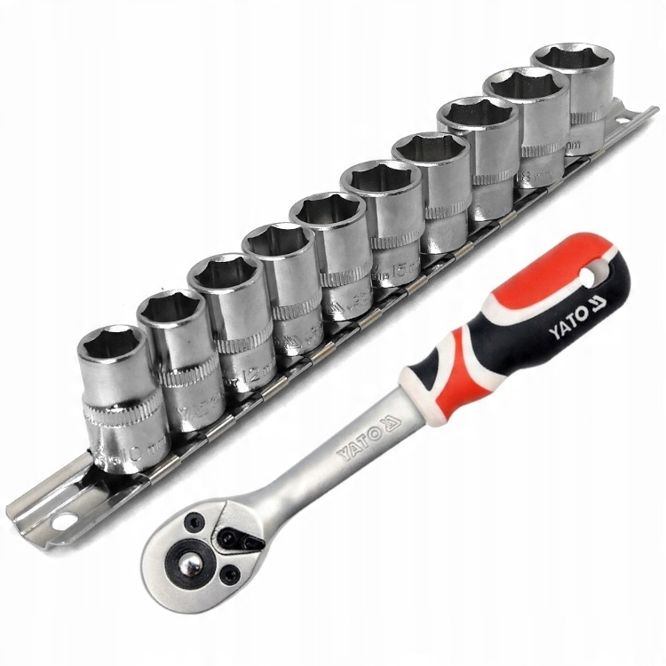

Yato Nasadki Krótkie 3/8'' 10-19mm Grzechotka