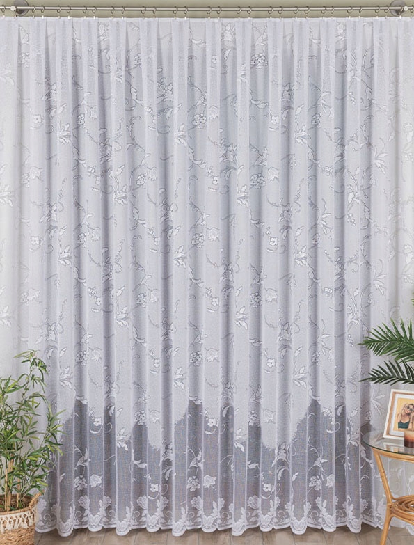 Mg Záclona 23418M Bílá 270x230cm Hotová S Páskou K