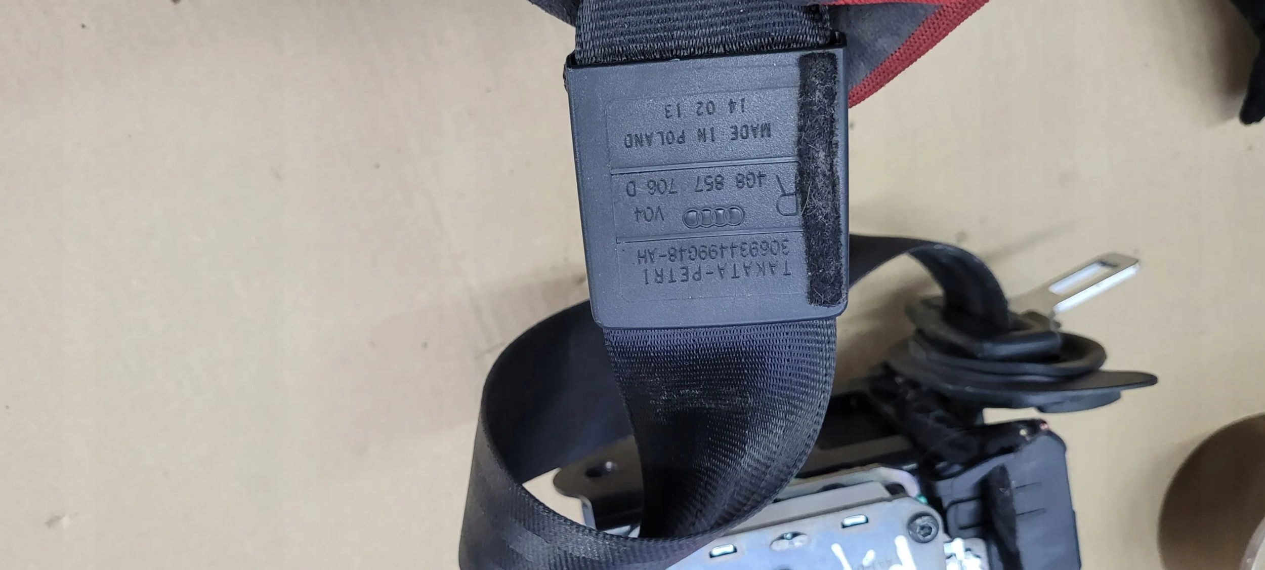 A6 C7 4G tension belt safety right front 4G8857706D A7 4G