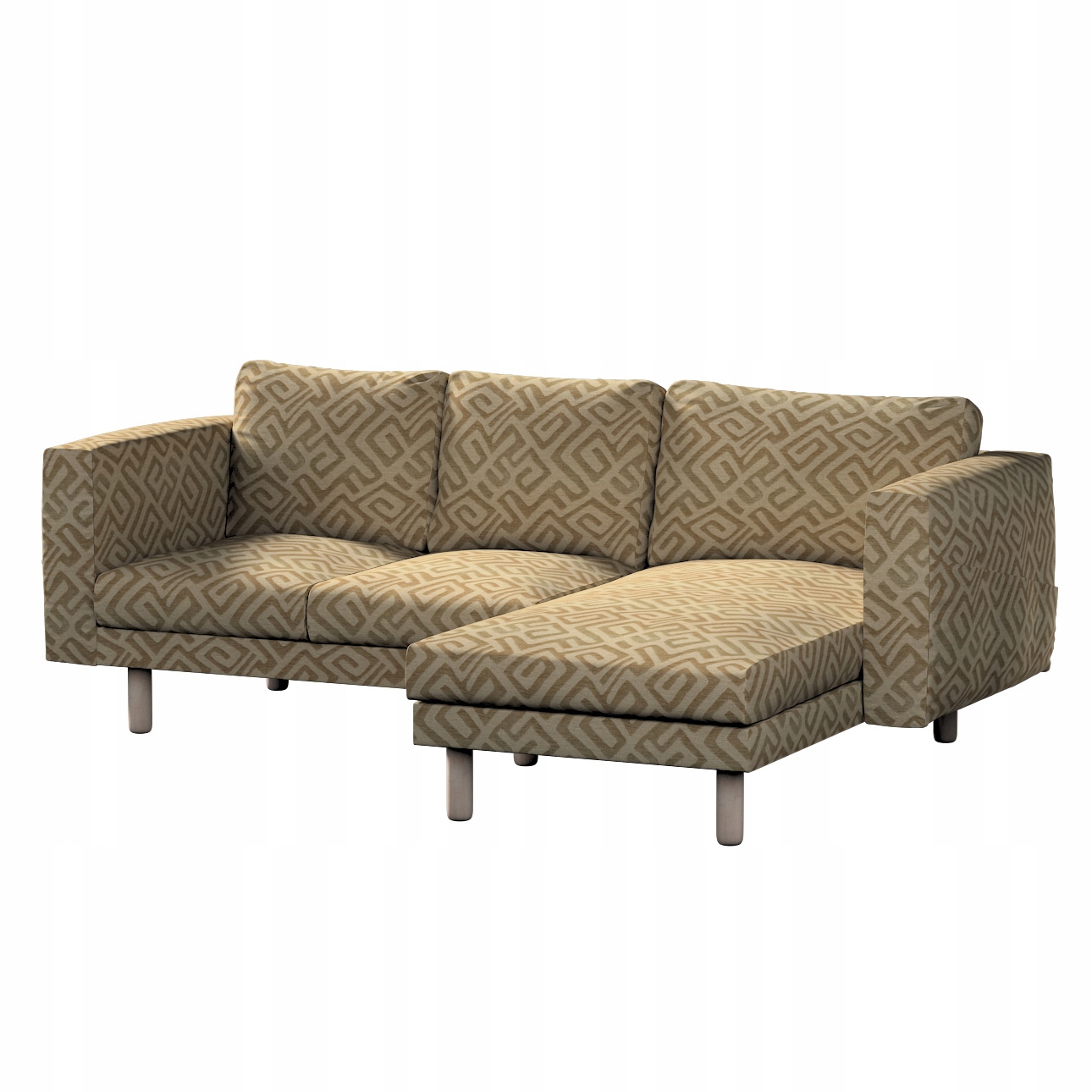 Potah na 3-místnou pohovku Norsborg s lehátkem Ikea mocca