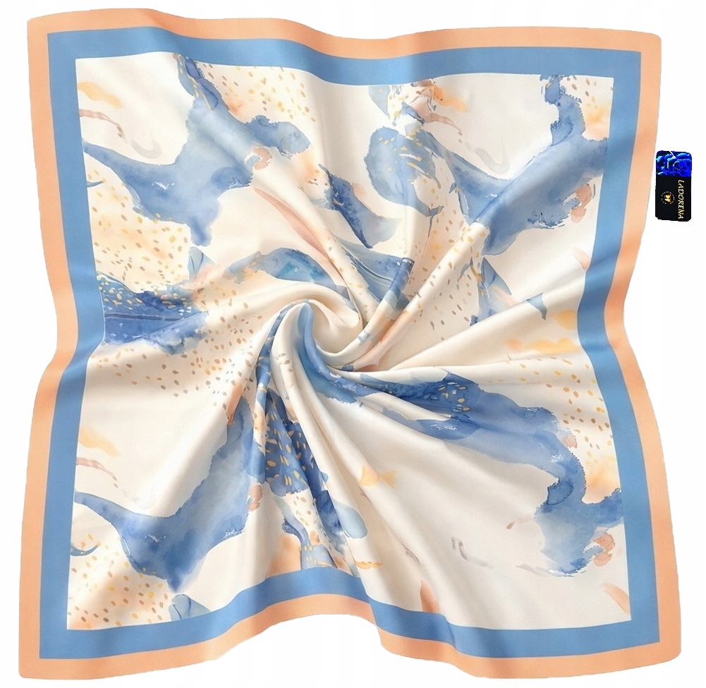 Hedvábný Šátek 100% Přírodní Hedvábí, Morušová Barva, Značka Kvality