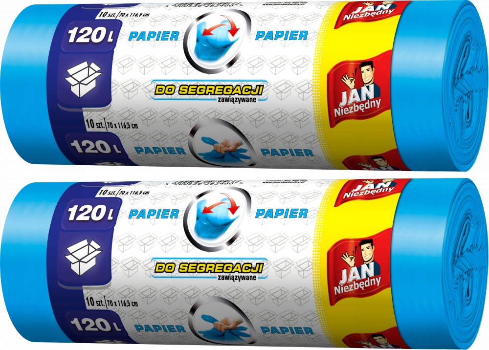 

Jan Niezbędny Worki Do Segregacji Papieru 120L x2