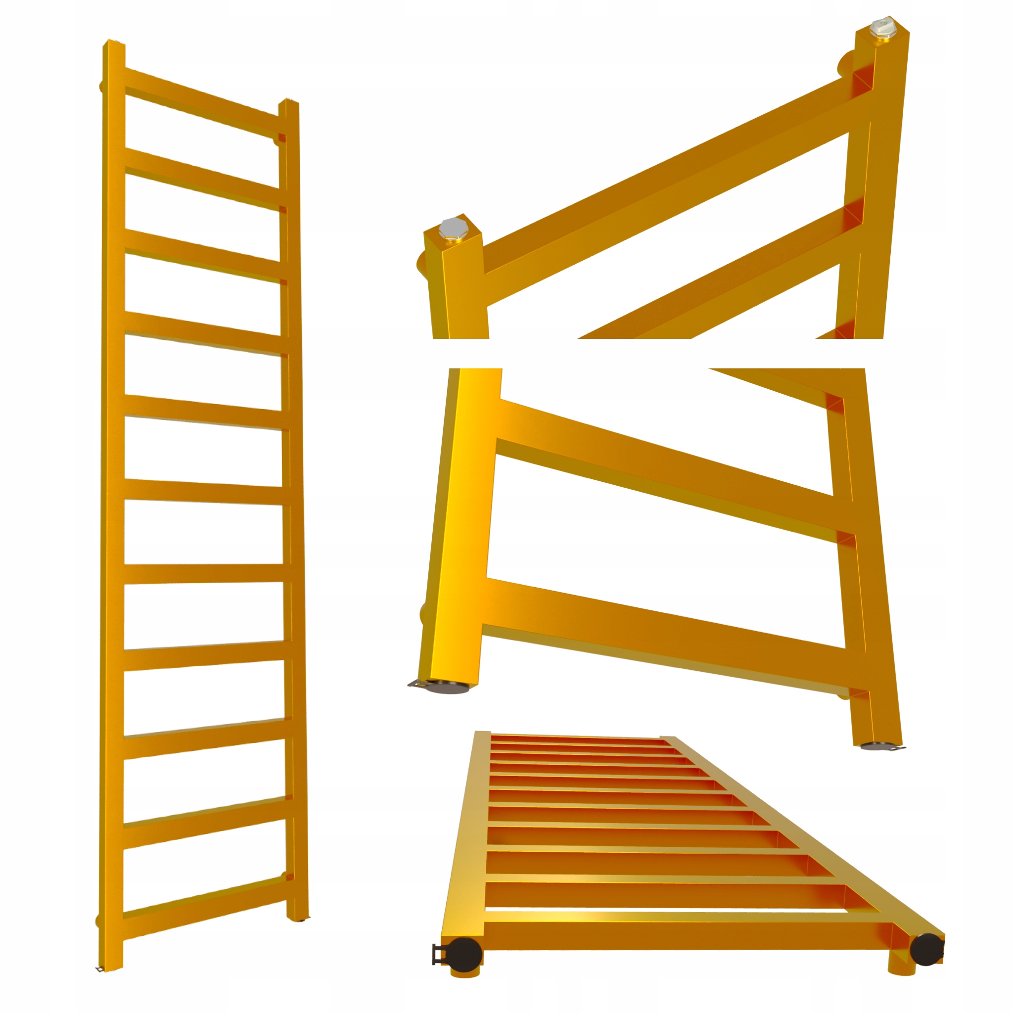 Elektrický ohřívač Box 770x500 Zlatý