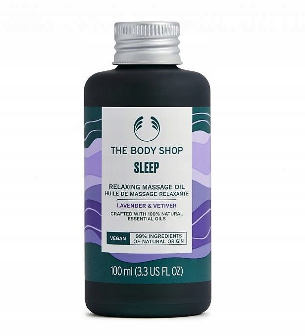 The Body Shop Masážní olej Sleep Lavender & Vetiver 100 ml