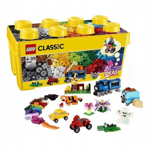 Lego Classic 10696 Kreativní Stavebnice Střední Krabička 484 Dílků Pro Děti