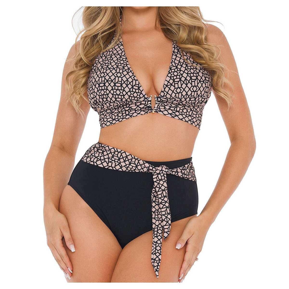 Self Dvoudílný plavkový kostým Luxe3 556LX3 1 béžový 85C