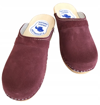 

Drewniaki Chodaki Trepy Ortopedyczne Skórzane 36