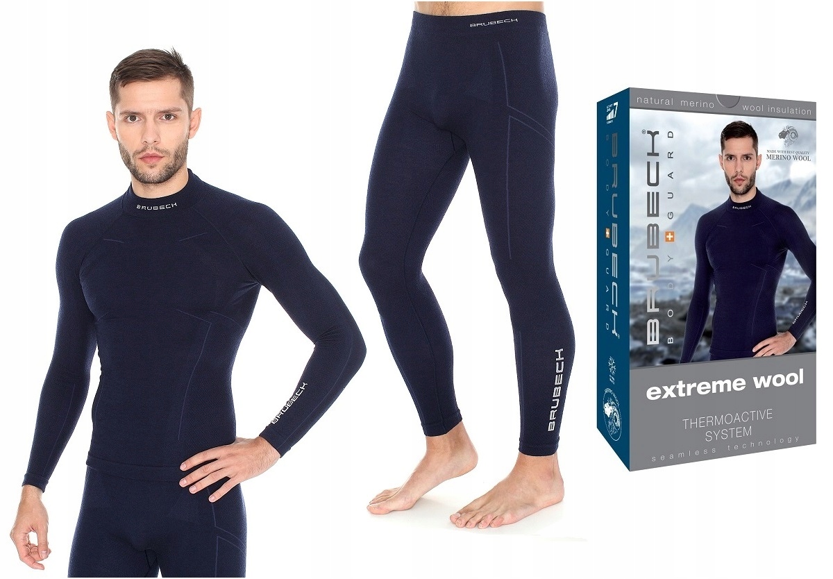 Narciarska Bielizna Termoaktywna Merino Wool -XL