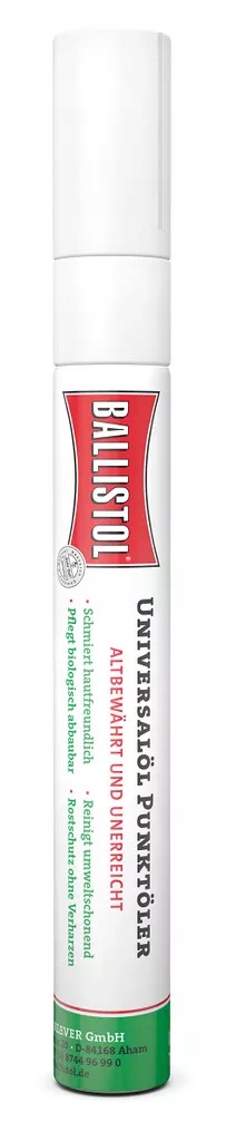 Olej w zakraplaczu punktowym Ballistol 15ml