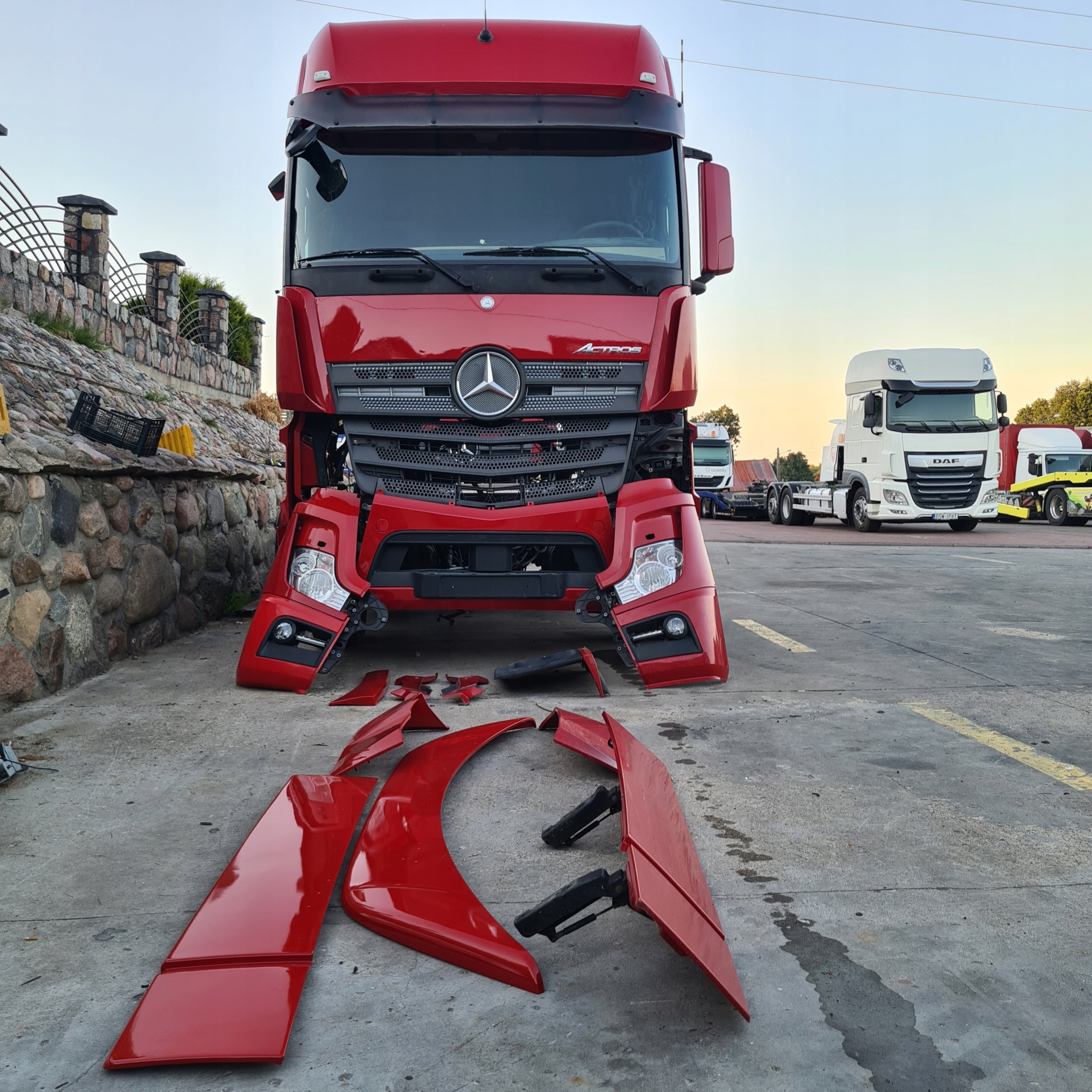 MER03 - Комплект спойлерів ACTROS 4 gigaSpace