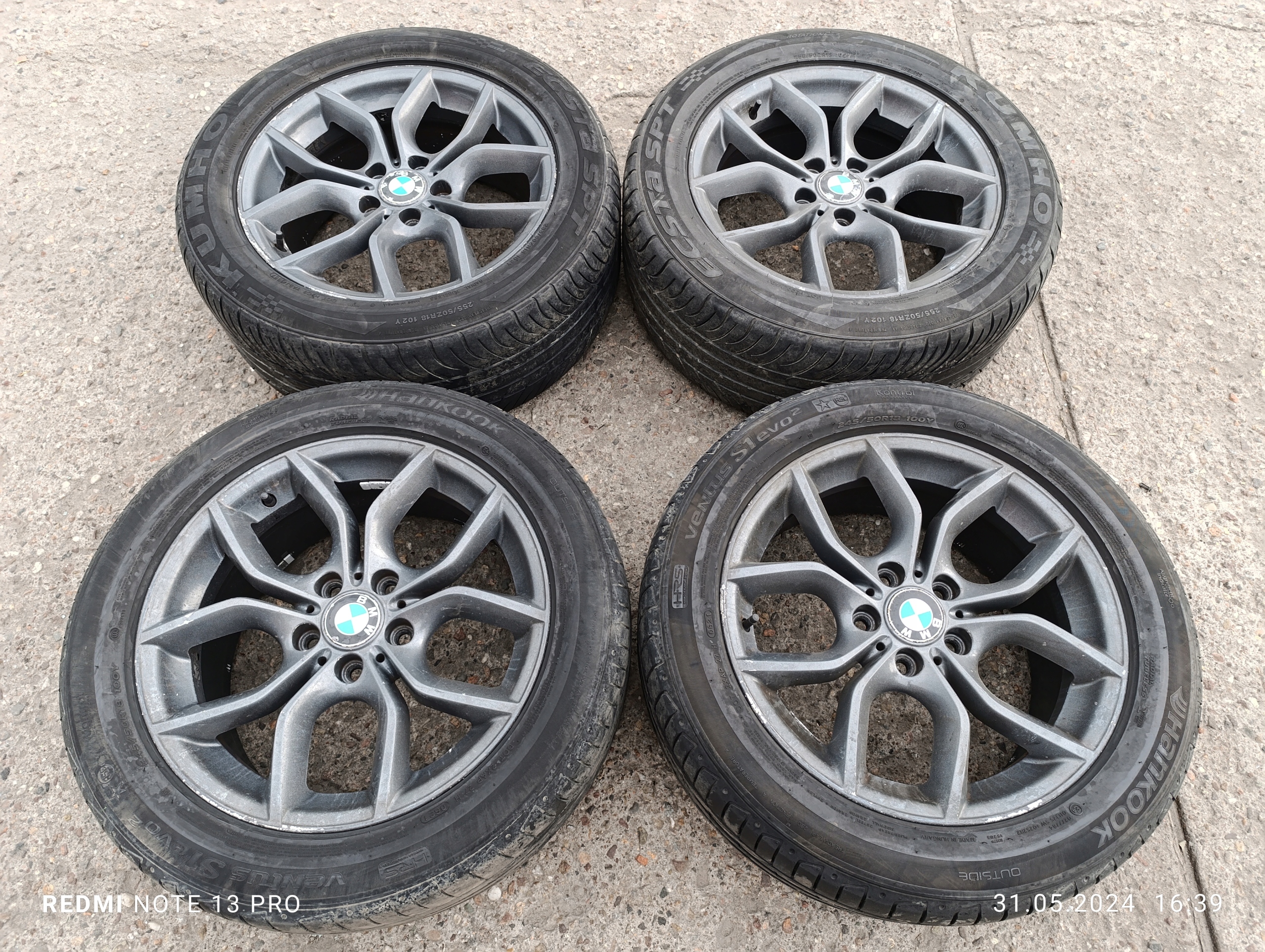 4× Обід алюміній BMW OE 6787579 8.0