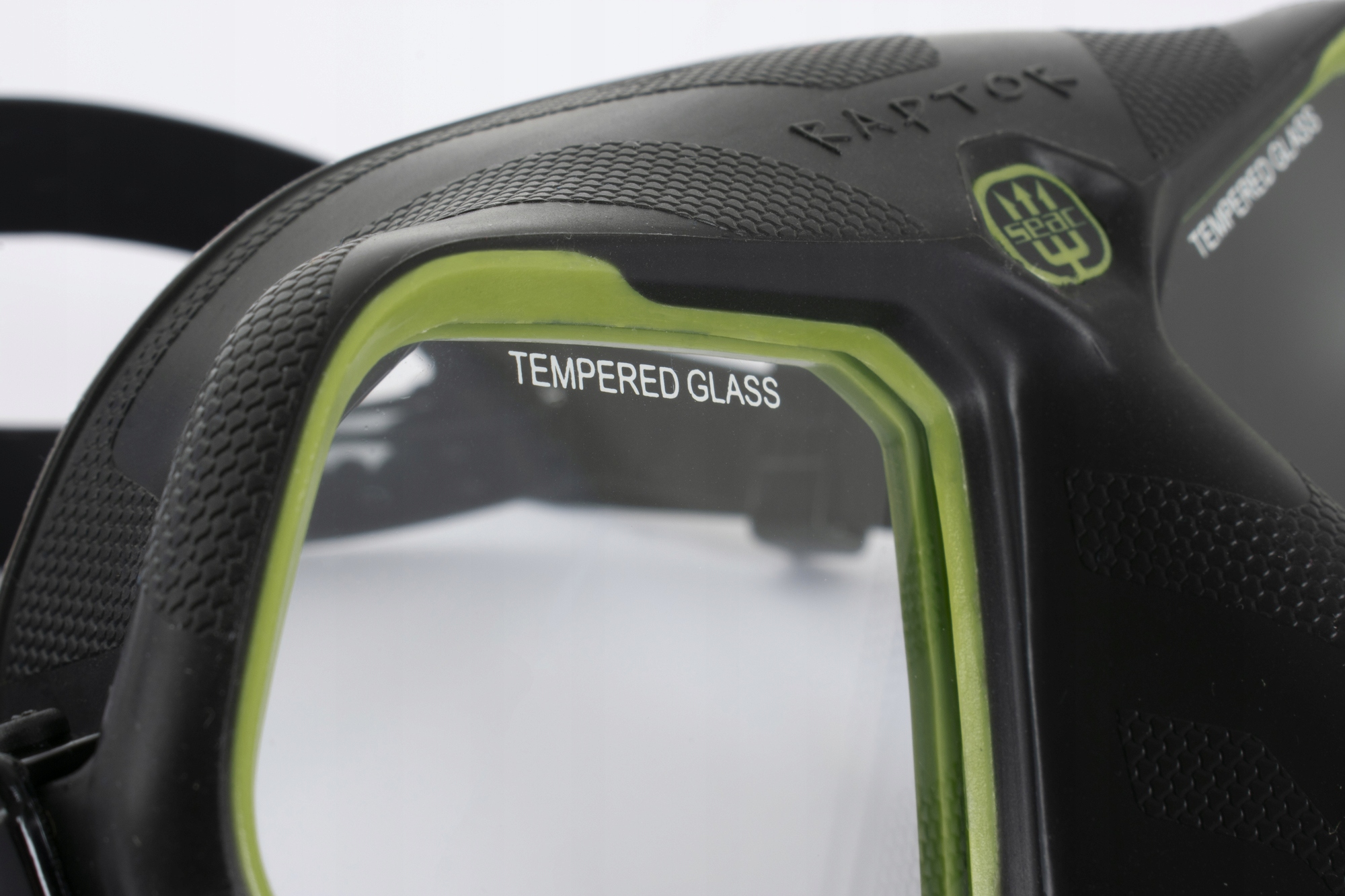 Maska do łowiectwa podwodnego freedivingu SEAC RAPTOR zielony low volume Model SEAC