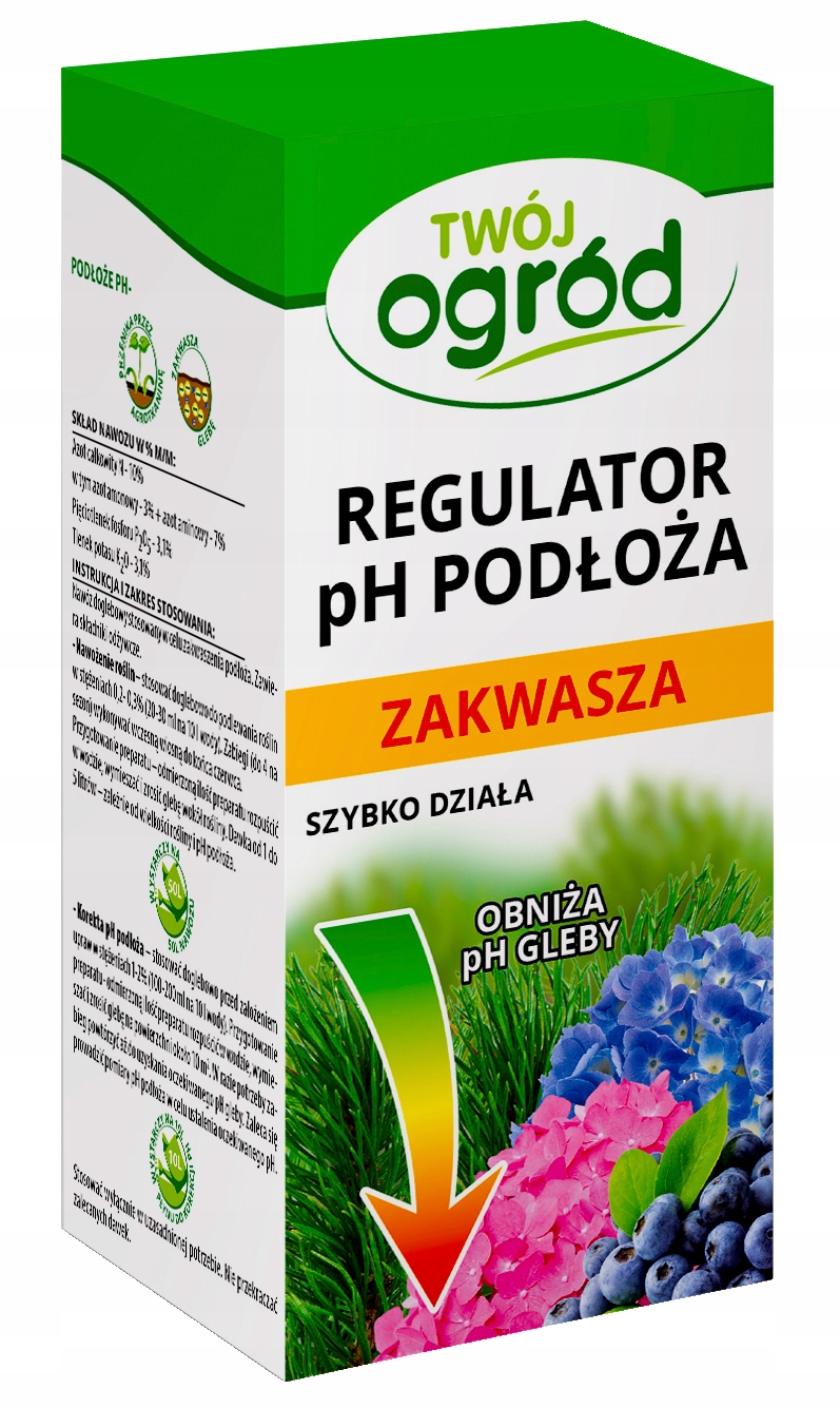 

Twój Ogród Regulator Gleby Zakwasza Obniża Ph- 100