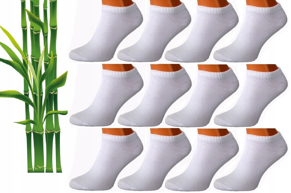 12 par SKARPETY SKARPETKI STOPKI BAMBUSOWE 40-43