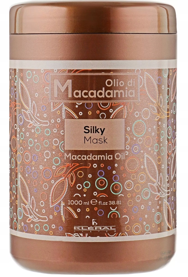 Kleral Macadamia 1000 ml jedwabista maska emolientowa 1L